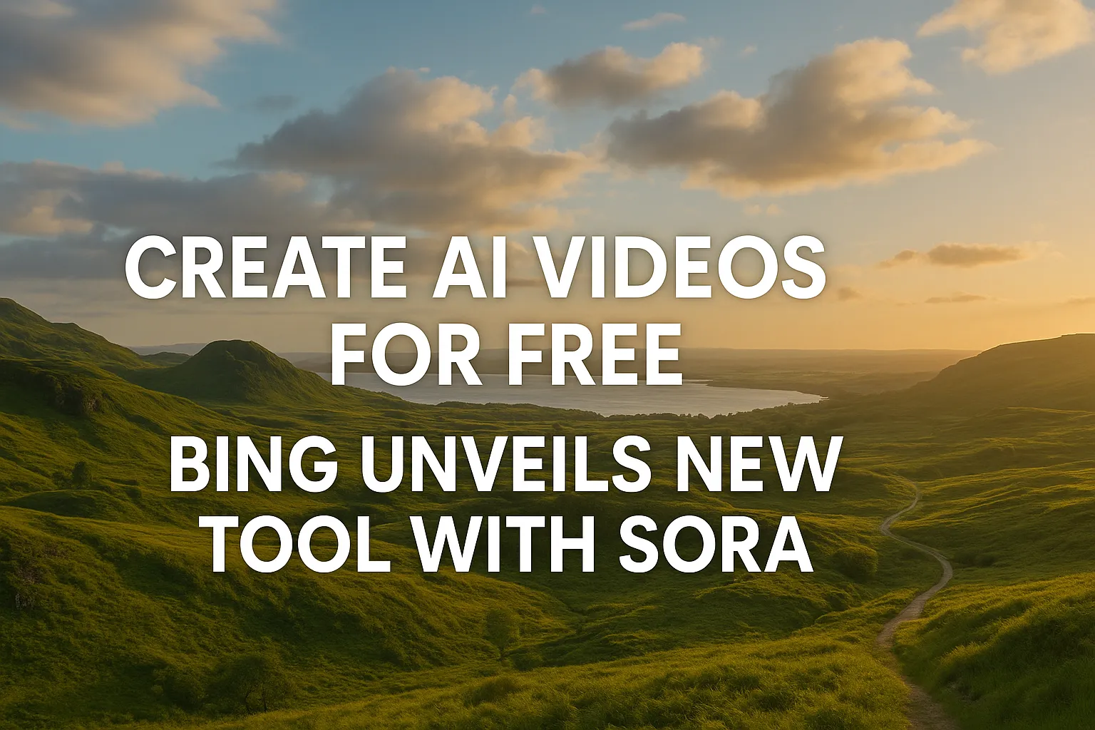 Create AI Videos for Free: Bing Unveils New Tool with Sora