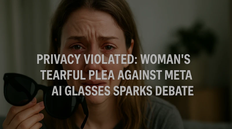 Privacy Violated: Woman’s Tearful Plea Against Meta AI Glasses Sparks Debate