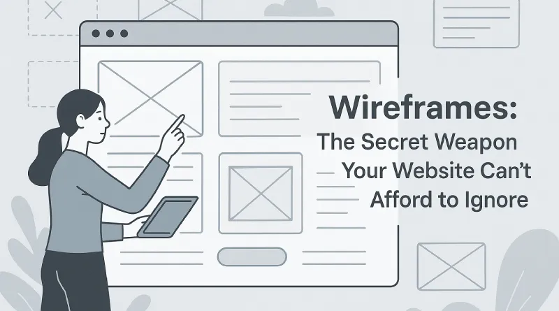 Wireframes: The Secret Weapon Your Website Can’t Afford to Ignore