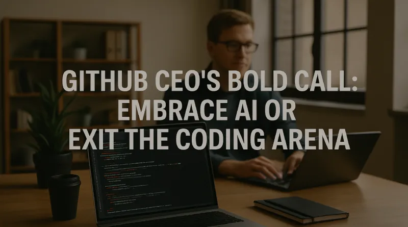 GitHub CEO’s Bold Call: Embrace AI or Exit the Coding Arena