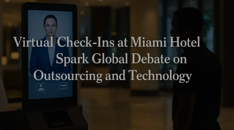 Virtual Check-Ins at Miami Hotel Spark Global Debate on Outsourcing and Technology
